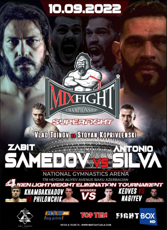 Zabit Samedov vs Antonio "Pezão" Silva