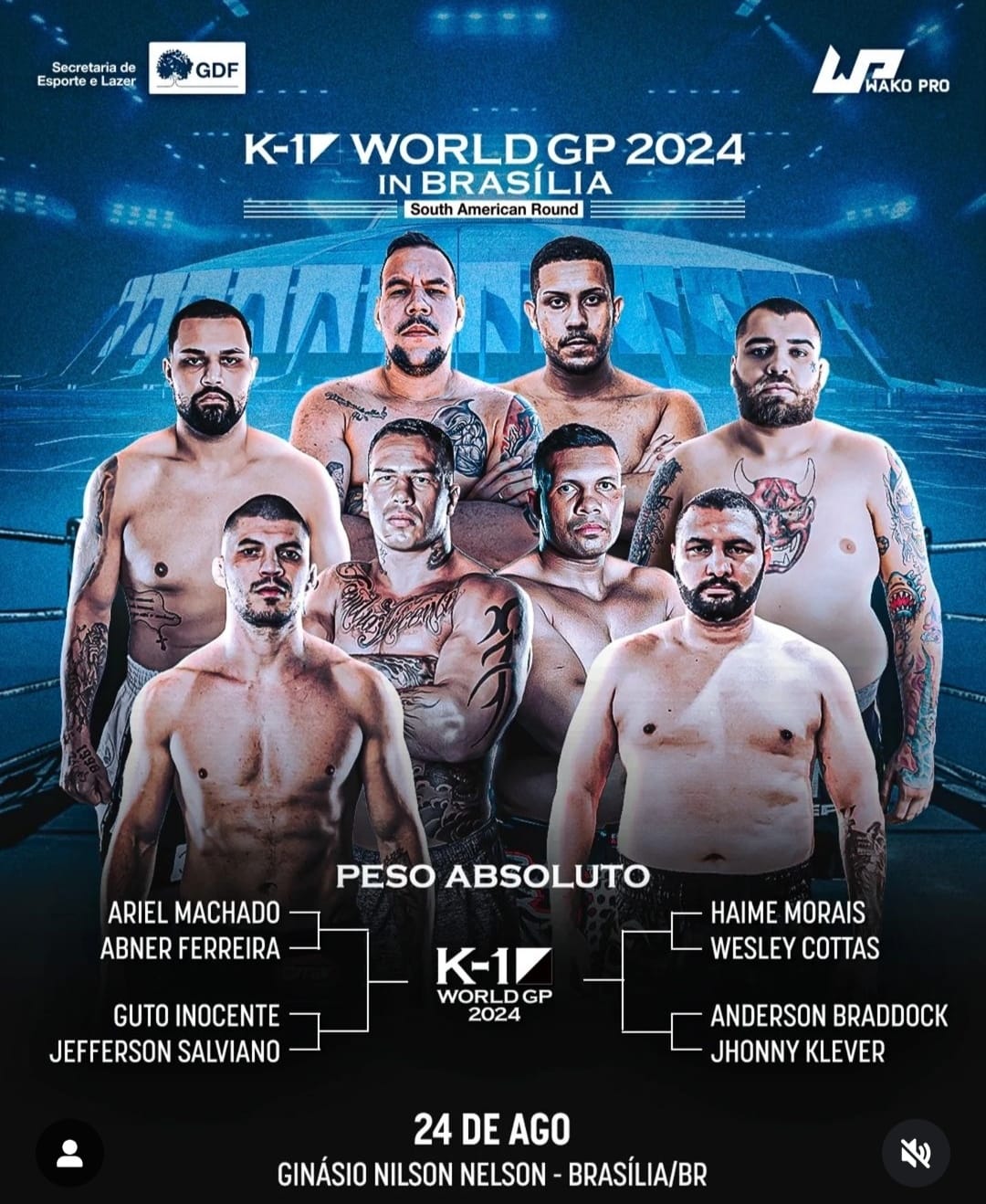 Guto Inocente, Ariel Machado, Haime Moraes, Anderson Silva