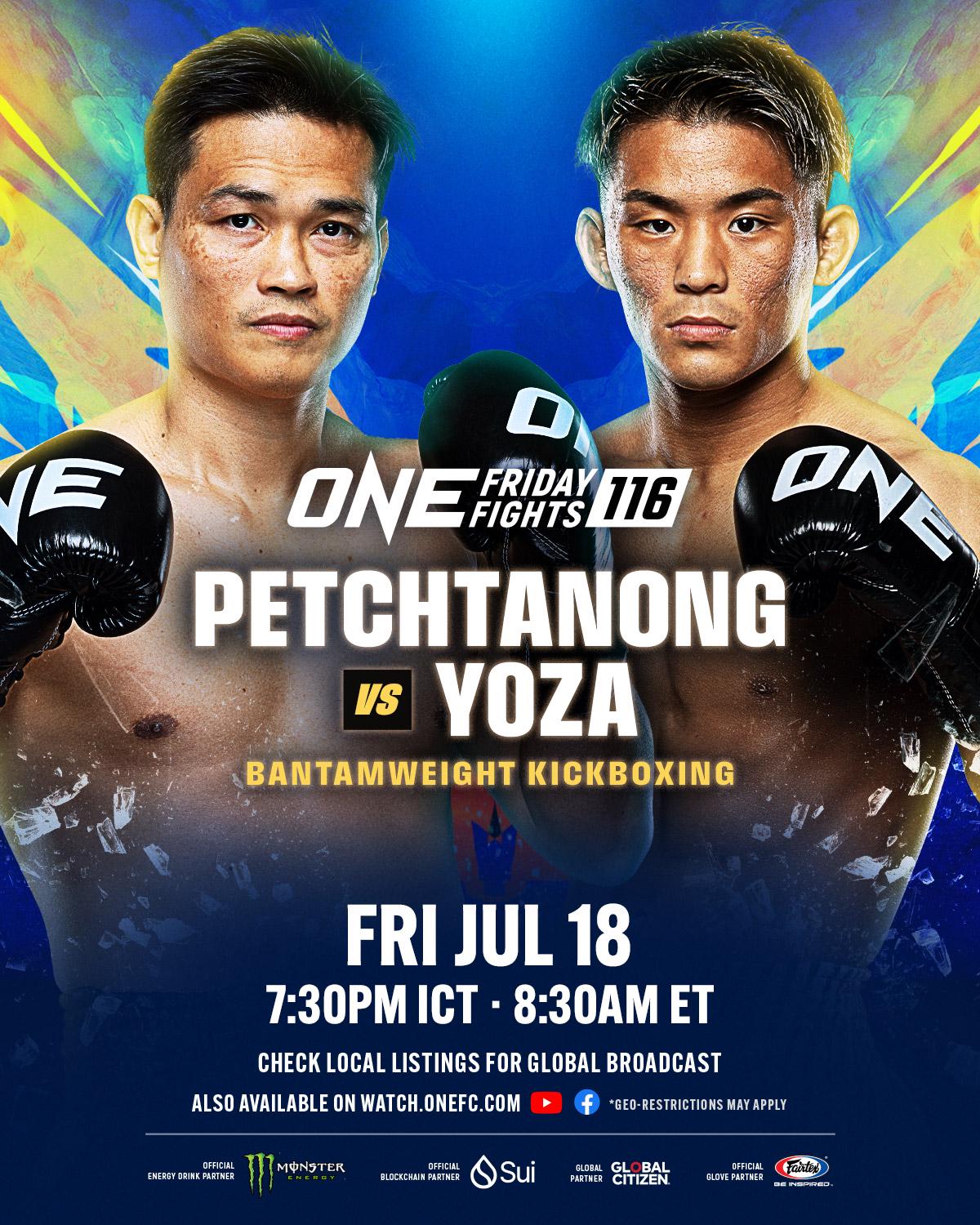 Petchtanong Petchfergus vs Yuki Yoza